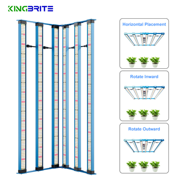 EU Warehouse, KingBrite 480W Samsung LM301H EVO LED Grow Light with Osr 660NM 730NM Full Spectrum Rotatable Bar Grow Light