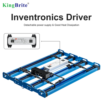 NO Tax to EU, UV IR Separate Switches, KingBrite 240W Samsung LM301H EVO Mint White with Emerald Green LED Grow Light Bar