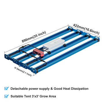 EU Stock! KingBrite 320W LM301H EVO 660nm IR King Brite Indoor Plant Samsung LED Grow Light